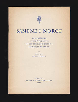 Ørnulv Vorren : Samene i Norge