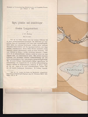 J. E. Rosberg : Några sjöbäcken med deltabildningar