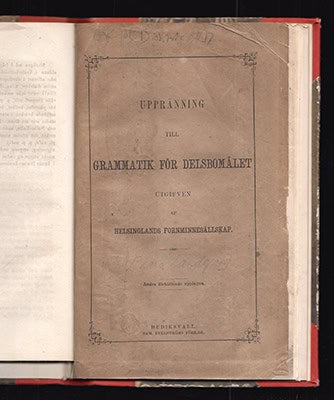 Ferdinand Unander : Allmogemålet