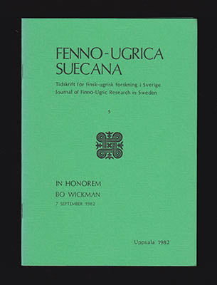 Nils-Erik Hansegård : Some Figures Concerning the Lexicon of Northern Lappish