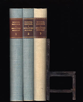 Svend Dahl : Nordisk handbok i bibliotekskunskap