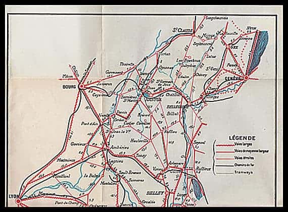 J Corcelle : Nantua, son lac et environs