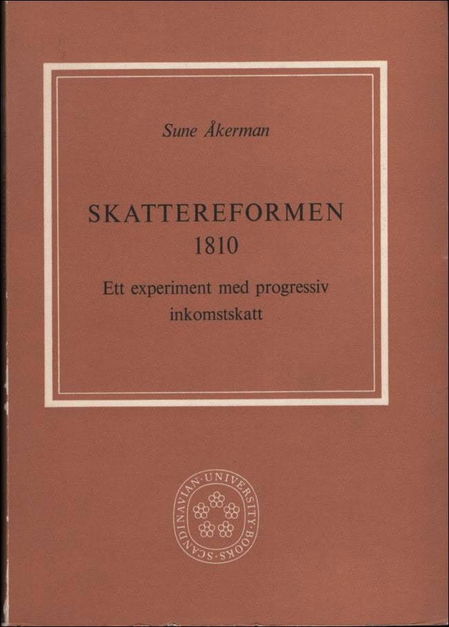 Sune Åkerman : Skattereformen 1810