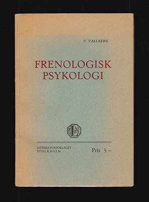 V. Vallberg : Frenologisk psykologi