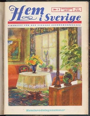 Organ för sällskapet hem i Sverige : Hem i Sverige. 1927 (Nr 1-10, årg. 20)