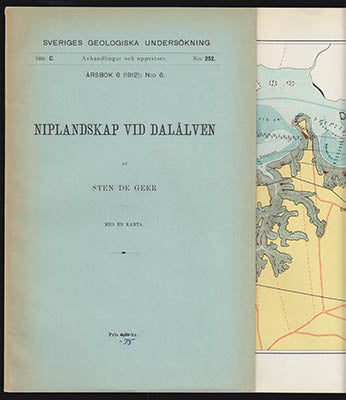 Sten De Geer : Niplandskap vid Dalälven