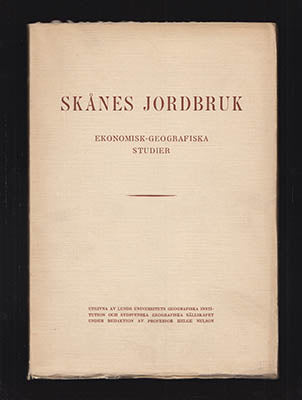 Helge Nelson : Skånes jordbruk