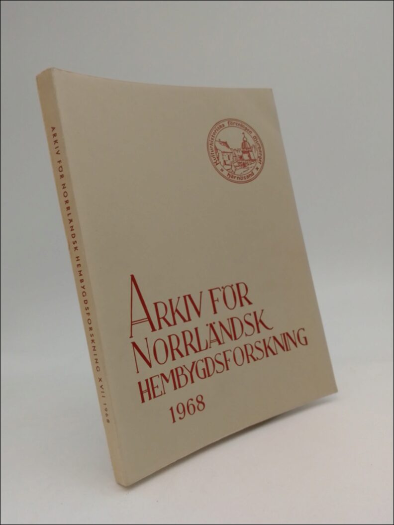 Bo Hellman : Arkiv för norrländsk hembygdsforskning