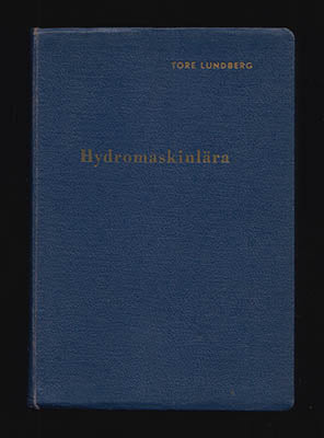 Tore Lundberg : Hydromaskinlära
