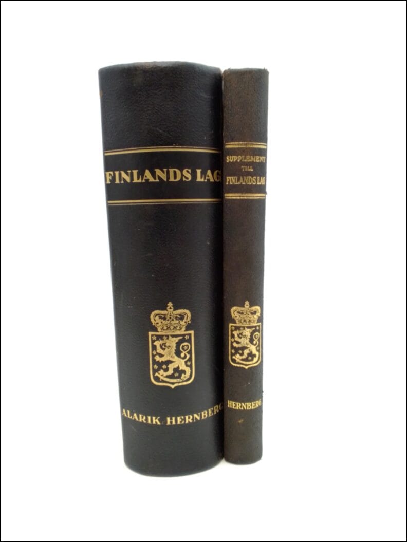 Alarik Hernberg : Finlands Rikeslag ; Supplement till till 1920 års upplaga av Finlands Rikes lag