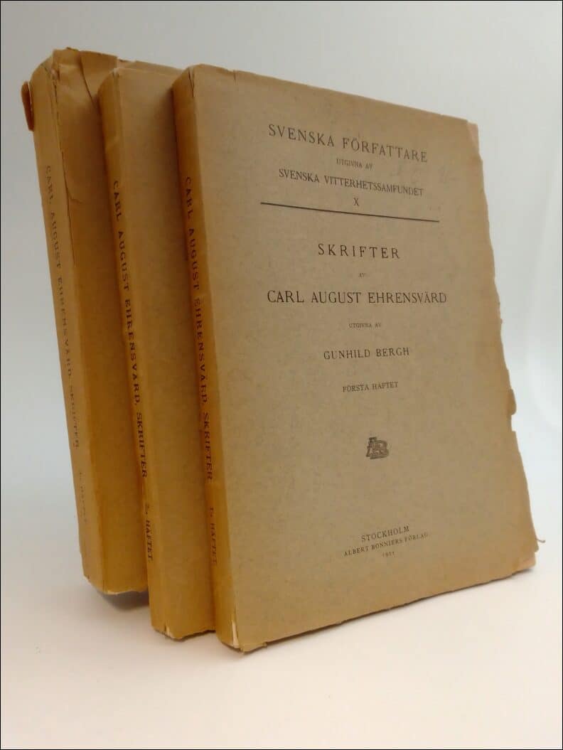 Carl August Ehrensvärd : Skrifter