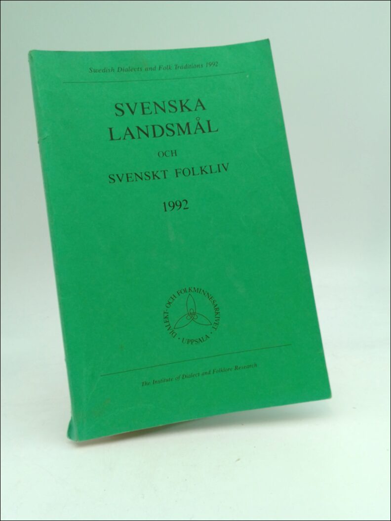 Maj Reinhammar : Svenska landsmål och svenskt folkliv 1992