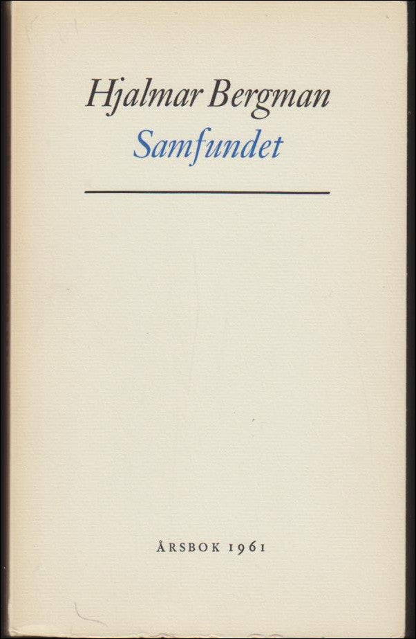 Daniel Hjorth : Årsbok 1961