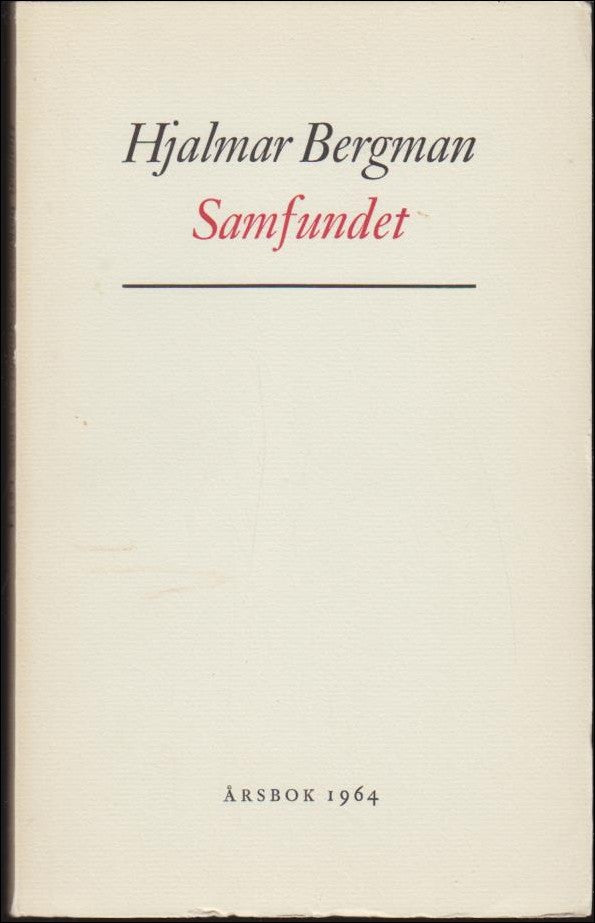 Daniel Hjorth : Årsbok 1964