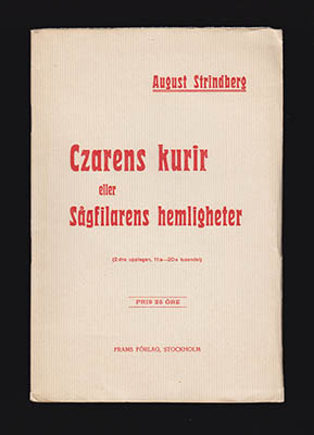 August Strindberg : Czarens kurir