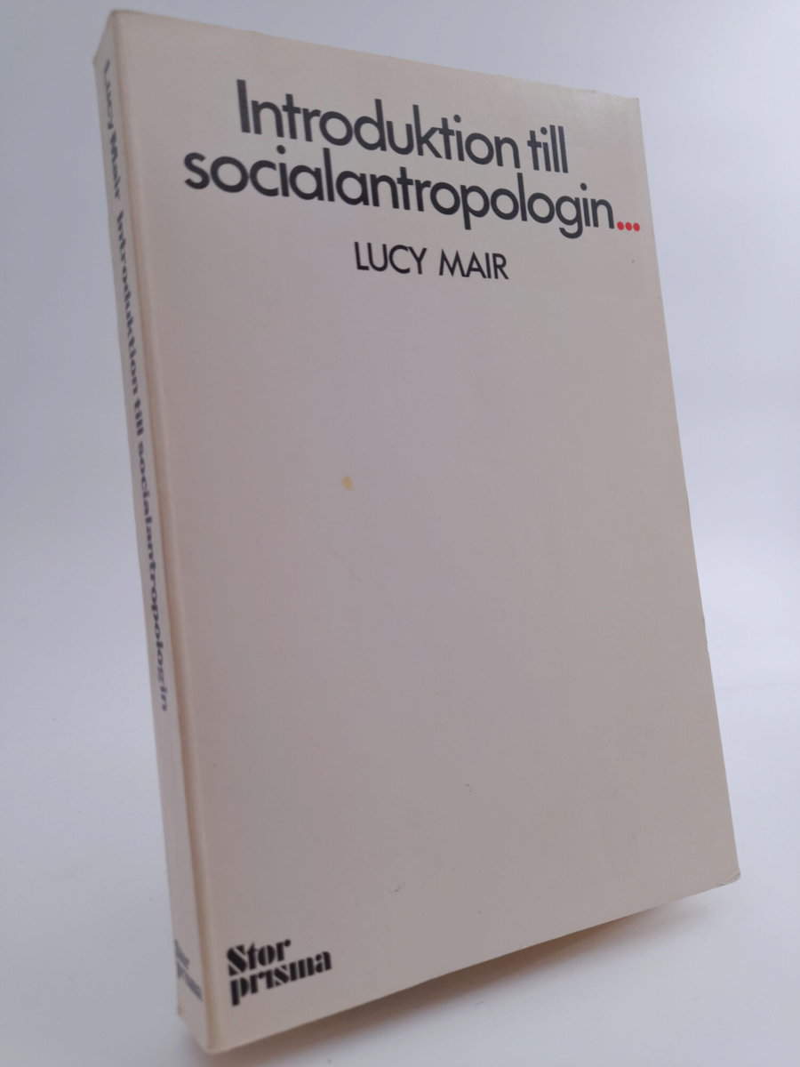 Lucy Mair : Introduktion till socialantropologin