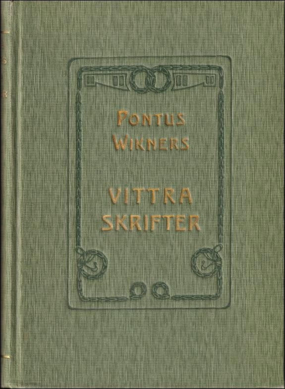 Pontus Wikner : Vittra skrifter