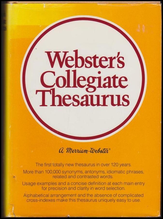 Mairé Weir Kay : Webster's Collegiate Thesaurus