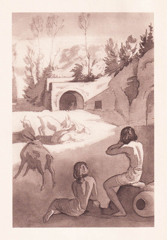 100-talet Longos : Longos Daphnis och Chloe. En herderoman