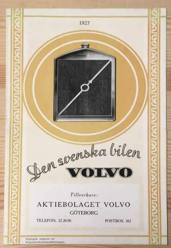1927 - Den svenska bilen Volvo