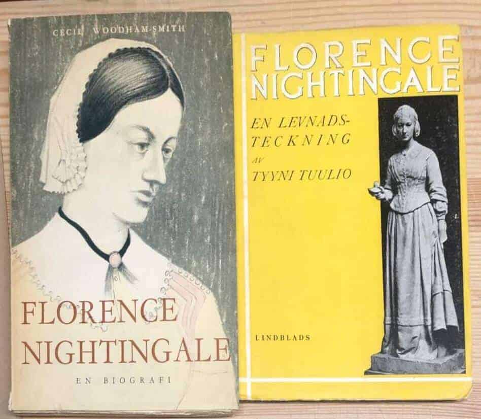 2 böcker om Florence Nightingale enl bild