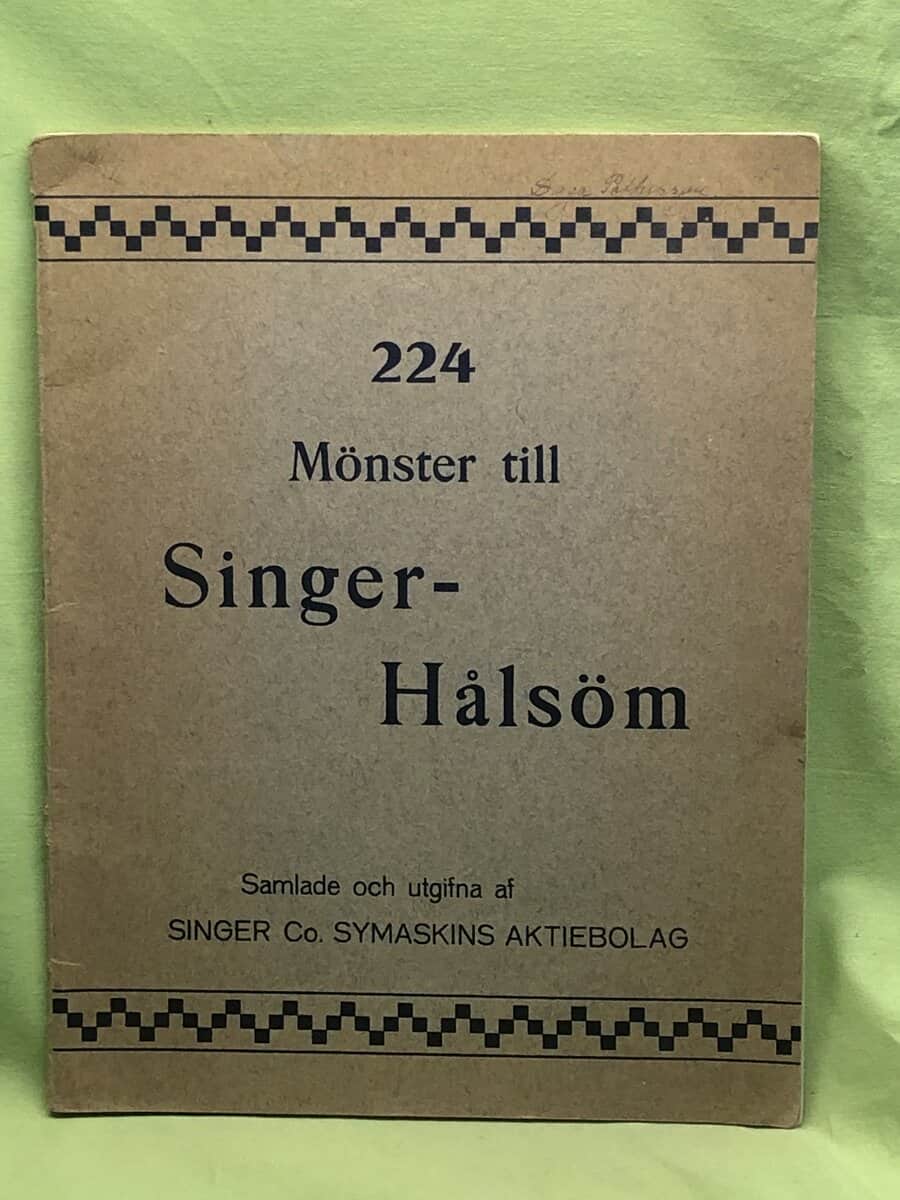 224 Mönster till Singer - Hålsöm