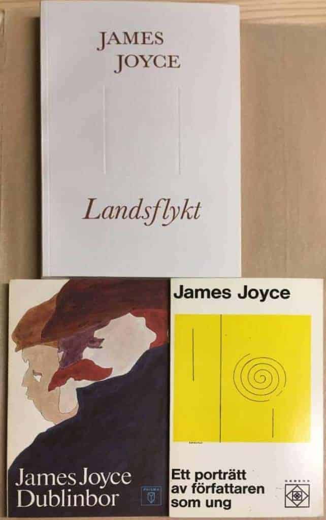 3 böcker av James Joyce