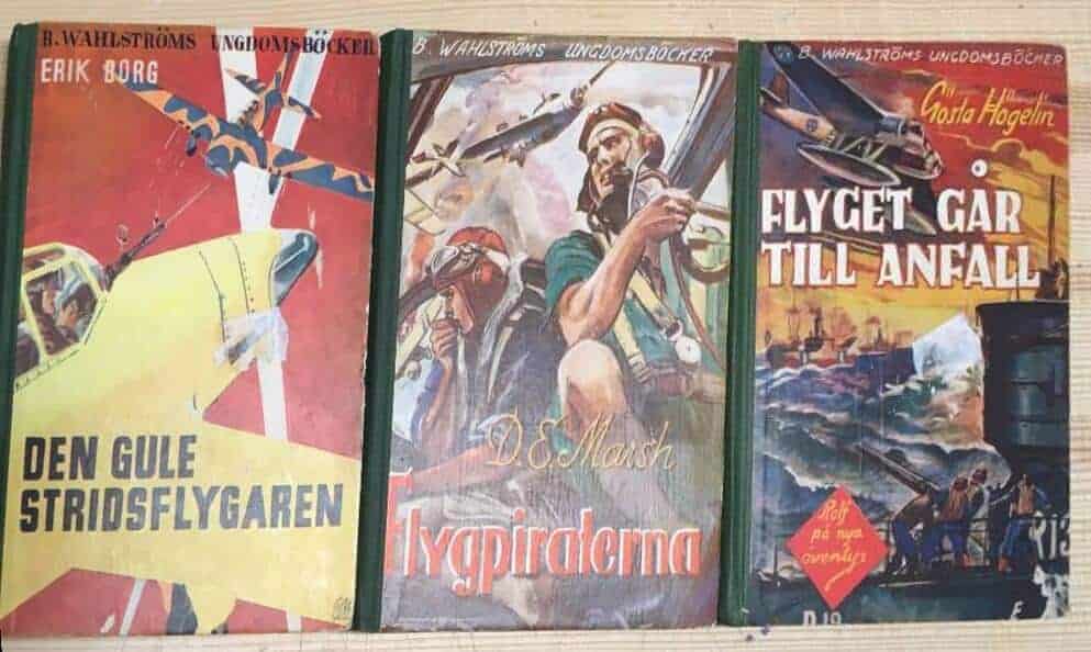 3 flygböcker enligt bild