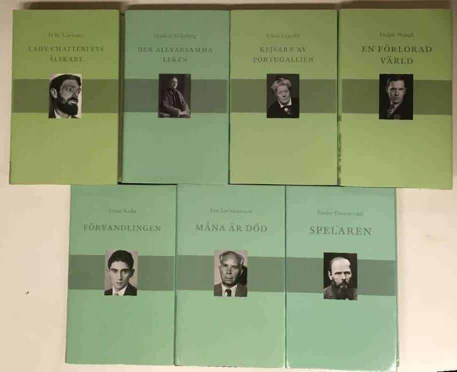 7 romaner, klassiker enl bild