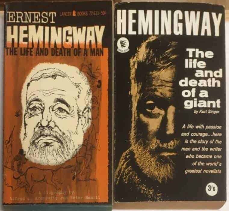 A Aronowitz resp Kurt Singer : 2 biografier om Ernest Hemingway