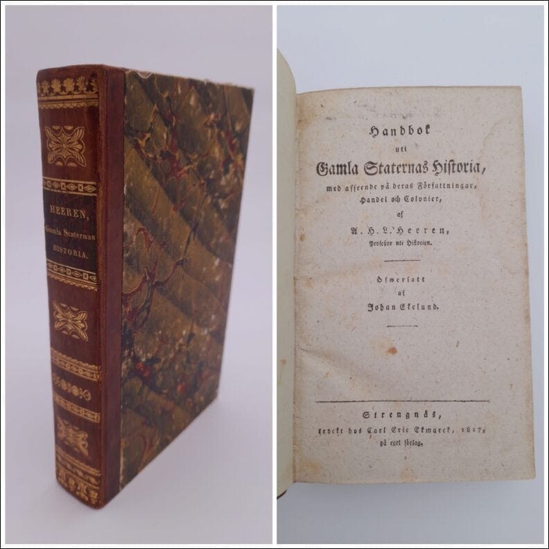 A H L Heeren : Handbok uti Gamla Staters historia,