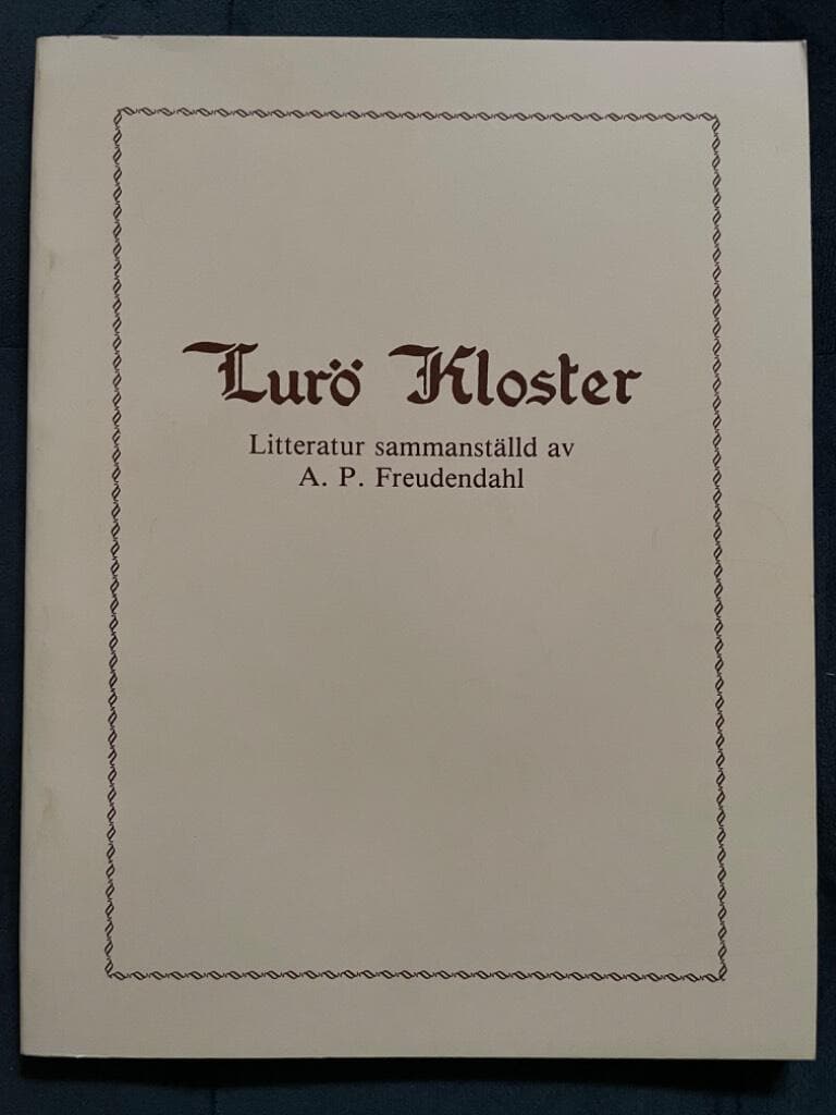 A. P. Freudendahl : Lurö kloster