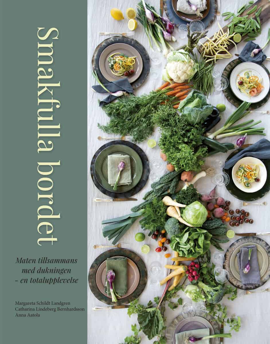 Aatola, Anna ; Lindeberg Bernhardsson, Catharina ; Schildt Landgren, Margareta : Smakfulla bordet : maten tillsammans med dukningen en totalupplevelse
