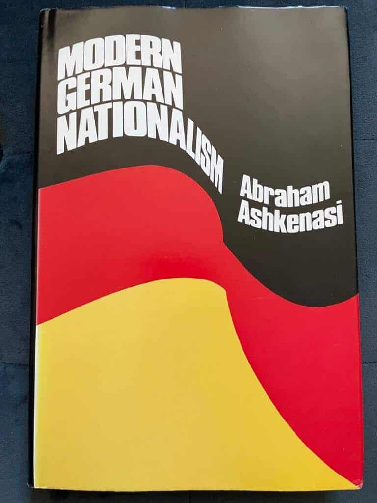 Abraham Ashkenasi : Modern German nationalism