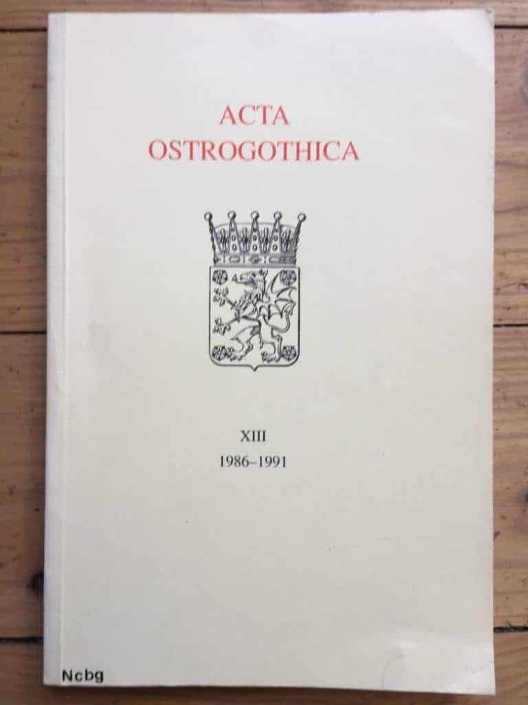 Acta Ostrogothica XIII 1986-1991