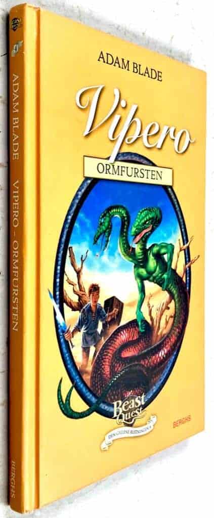 Adam Blade : Vipero - ormfursten - Beast Quest - Den gyllene rustningen - Bok 4