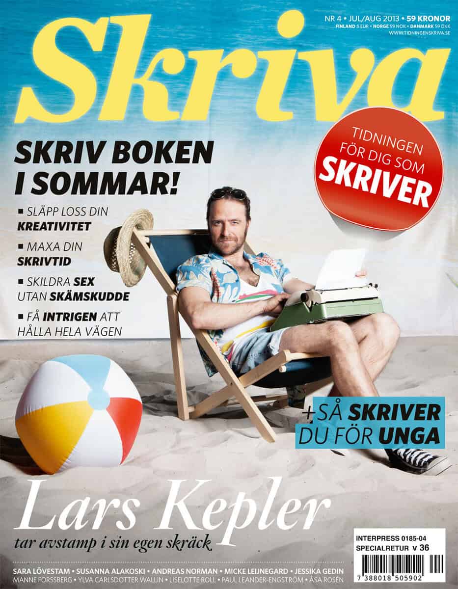 Adolfsson, Per ; Karlsson, Martin [red.] : Skriva 4(2013) Skriv boken i sommar!