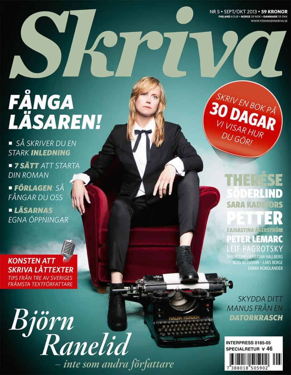 Adolfsson, Per ; Karlsson, Martin [red.] : Skriva 5(2013) Fånga läsaren!