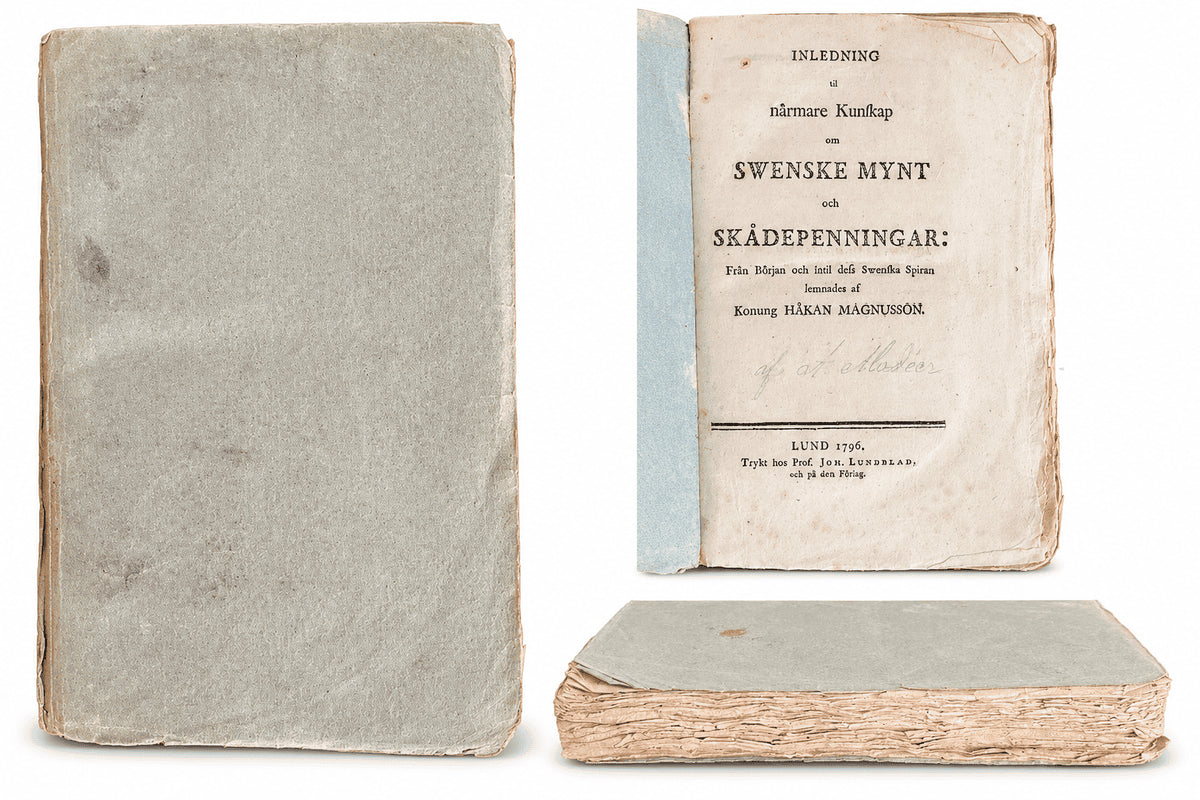 Adolph. Modéer : Inledning til närmare kunskap om Swenske mynt och skådepenningar