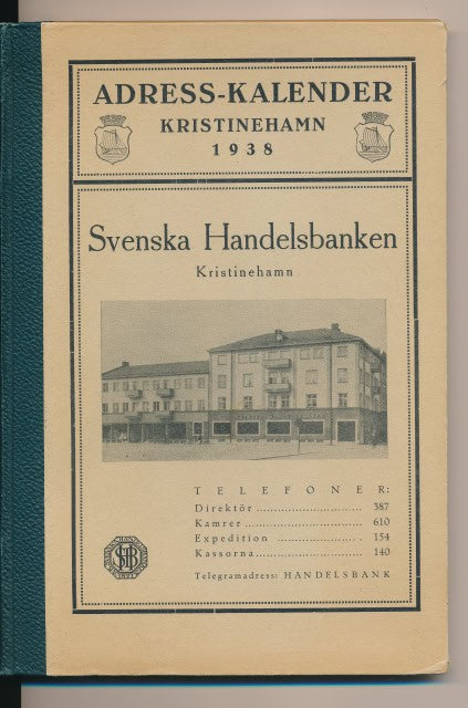 Adress-kalender Kristinehamn 1938
