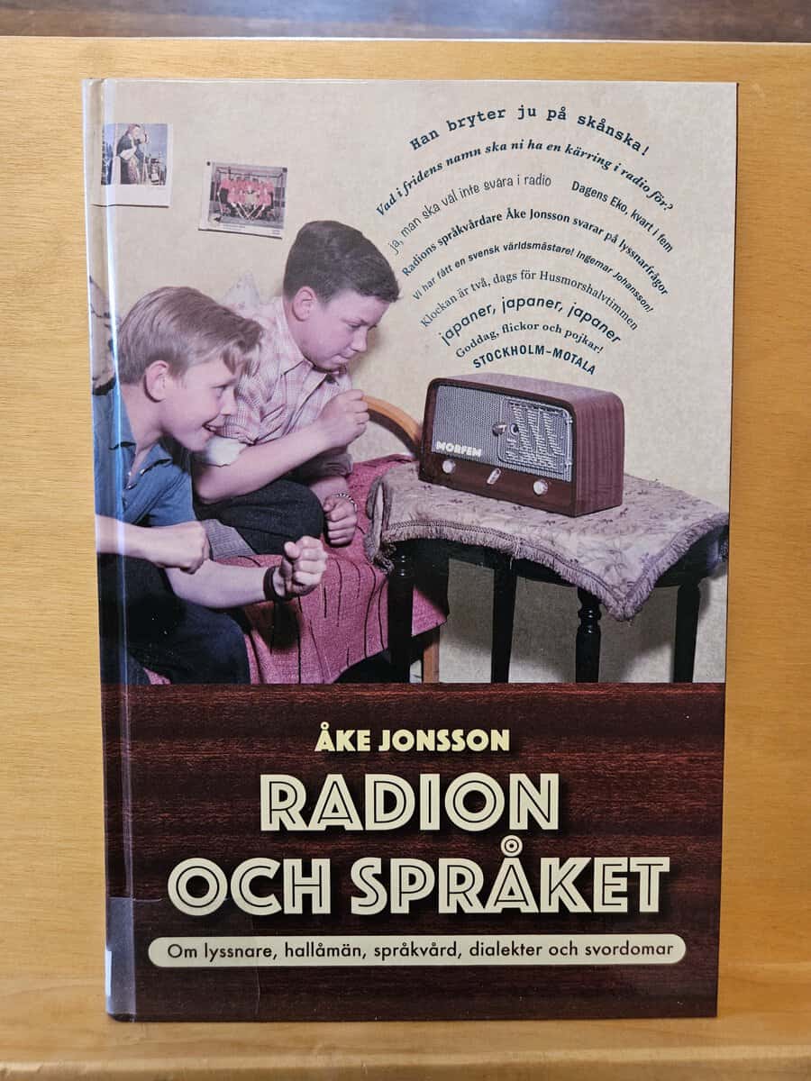 Åke Jonsson : Radion och språket