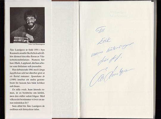 Åke Lundgren : En stilla vrede