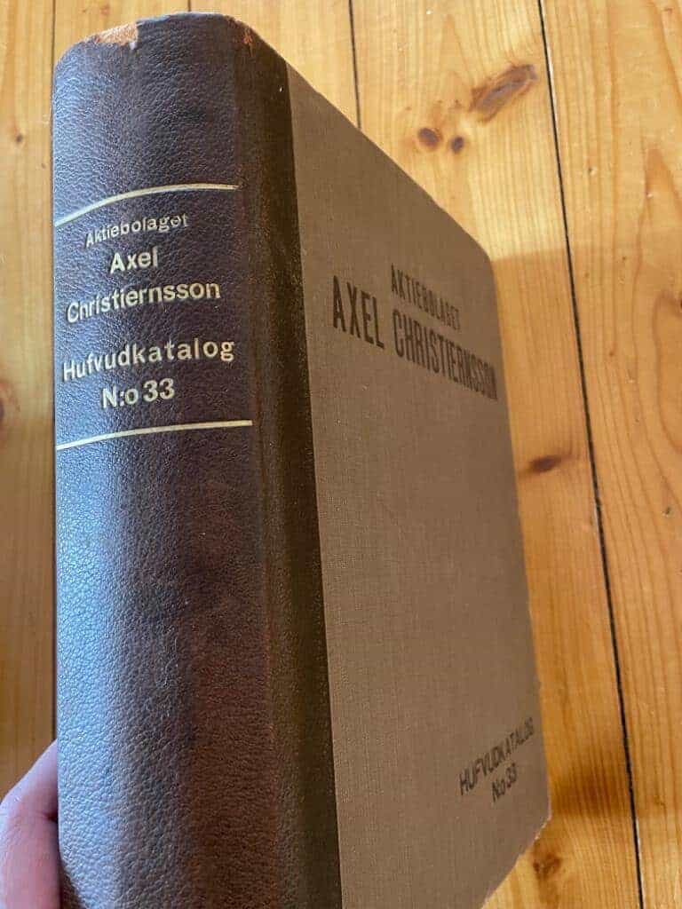 Aktiebolaget Axel Chrisiernsson Hufvudkatalog N:o 33