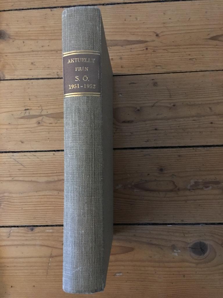 Aktuellt från Skolöverstyrelsen 1951-1952