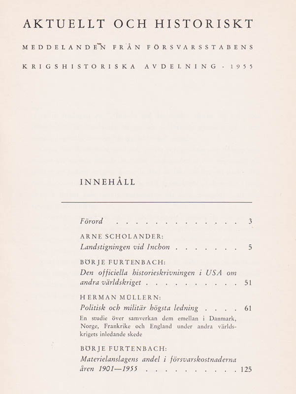 Aktuellt och historiskt