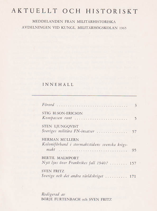 Aktuellt och historiskt