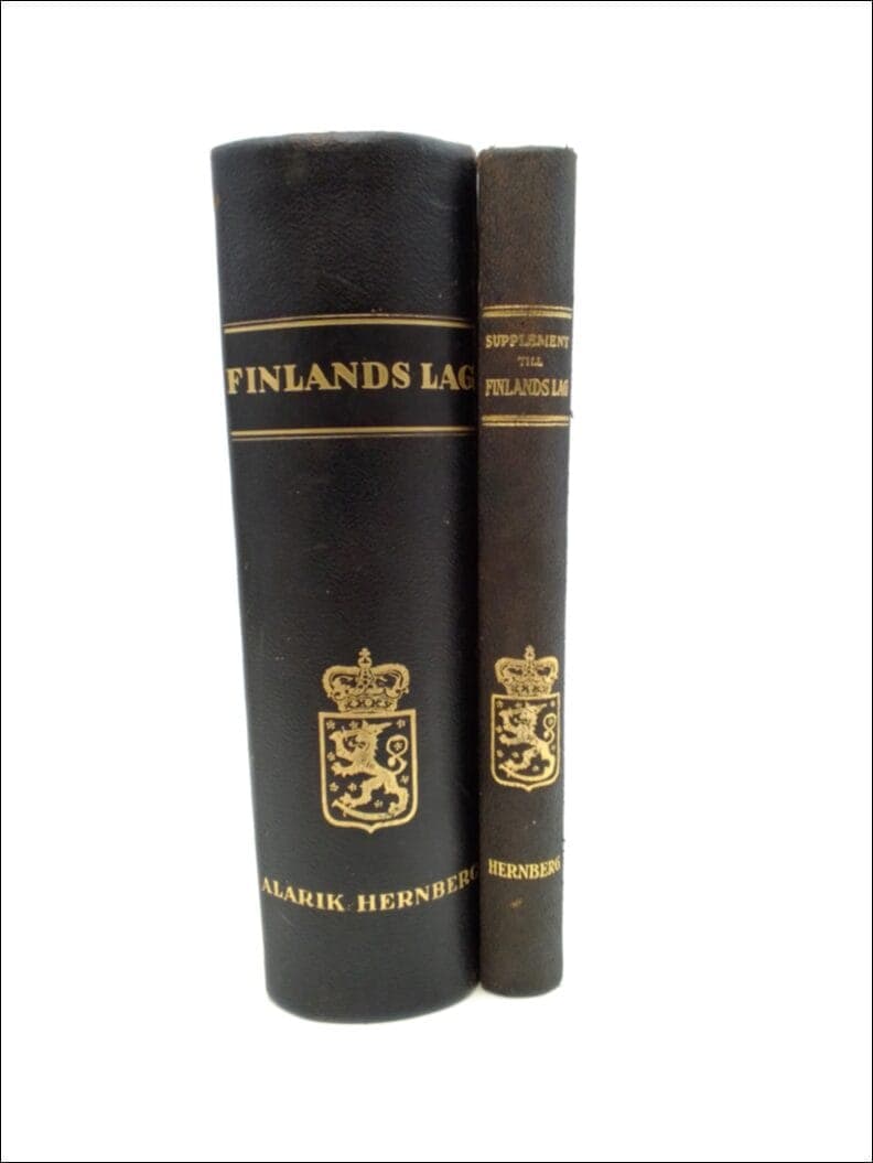 Alarik Hernberg : Finlands Rikeslag ; Supplement till till 1920 års upplaga av Finlands Rikes lag