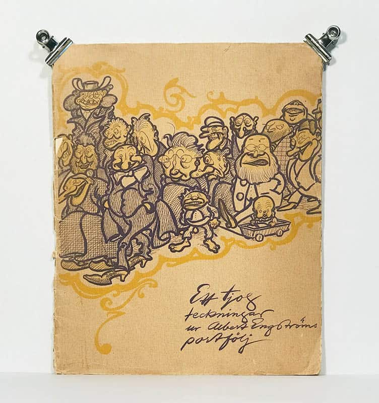 Albert Engström : Ett tjog teckningar ur Albert Engströms portfölj (komplett med 20 reproduktioner)