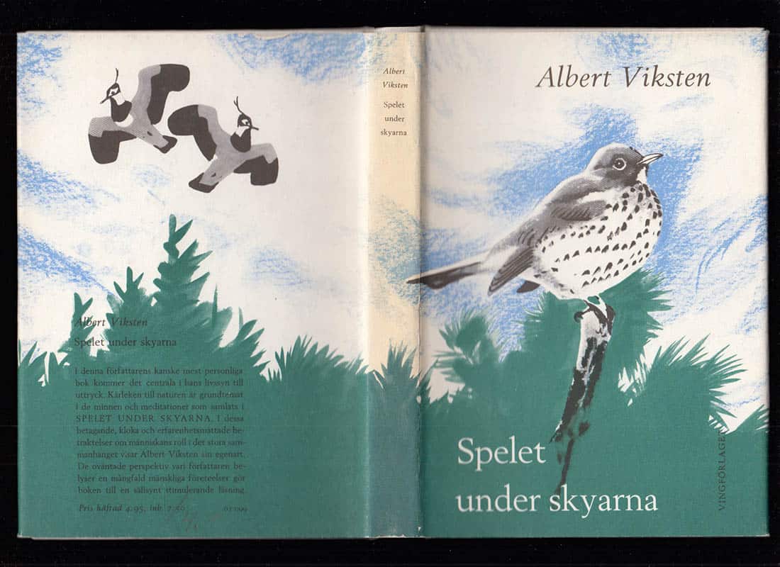Albert Viksten : Spelet under skyarna. Med teckningar av Eric Palmquist (1908-1999)