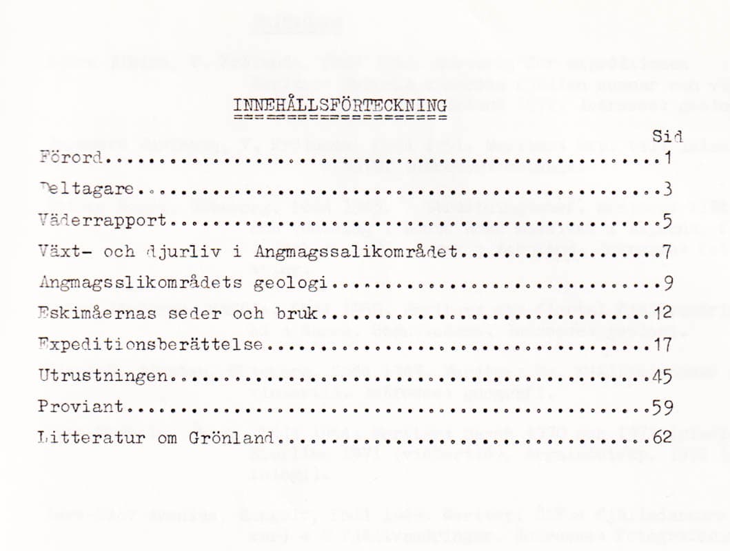 Albino, Björn ; Westerdahl, Christer [med flera] : Expedition Arktisk Natur '73 (Grönland)
